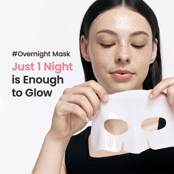 Bio Collagen Face Mask, Shrink Pores, Deep Hydrating Overnight Mask for Brightening & Moisturizing Skin