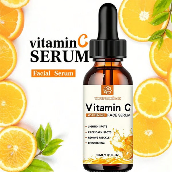 Vitamin C Facial Essence with Hyaluronic Acid, Dark Spot Remover & Anti-Aging Moisturizing Repair Serum