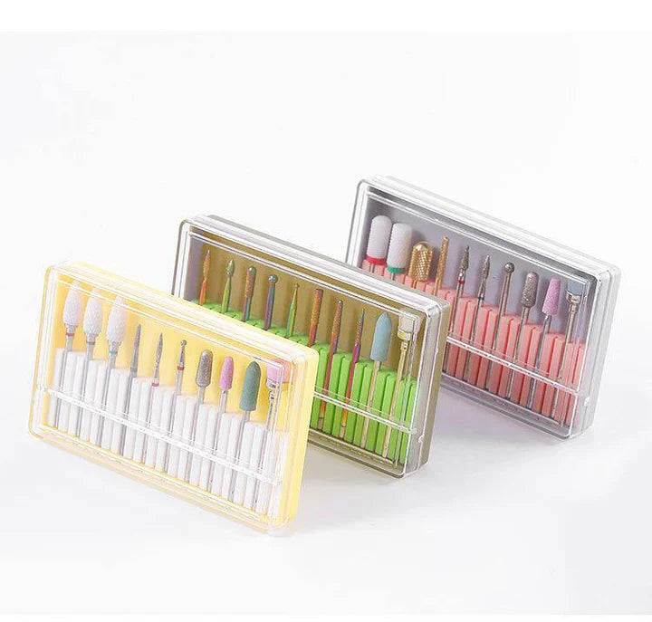 Alloy Tungsten Steel Ceramic Nail Polisher Set Polishing Tool