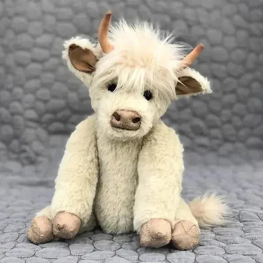 Highland Cow Wearing Flowers