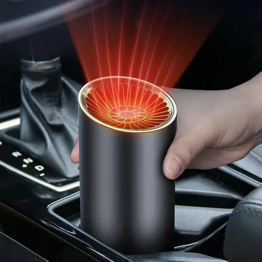 Fast Heating Cup Shape Car Warm Air Blower - Fast Heating & Cooling Adjustable 360 Degree Rotatable Plug and Use for Car, SUV , RV and Truck