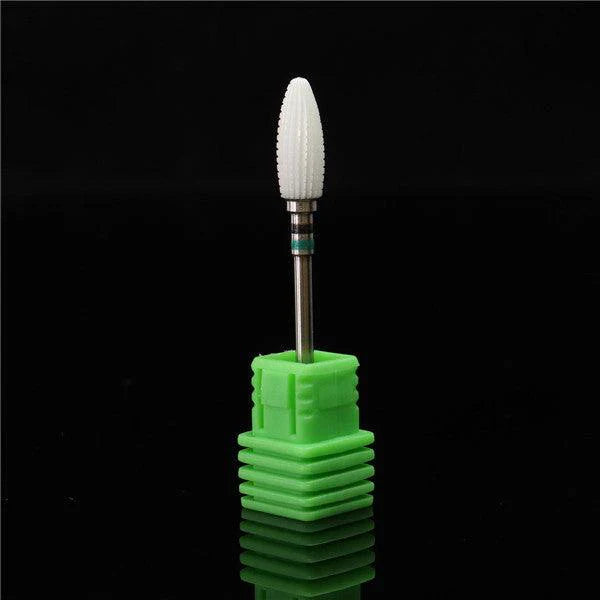 3/32" Ceramic Nail Drill Bit Pedicure Manicure Tool Sanding File Polish Gel Remover