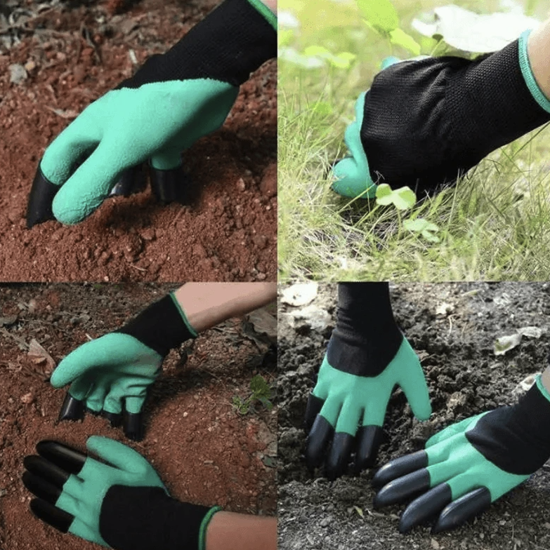 Gardening Digging Planting Pruning Tools Lawn Care Claws Garden Genie Gloves for Easy Yard Work and Outdoor Planting