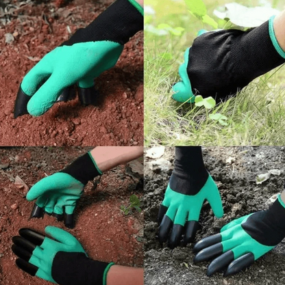 Gardening Digging Planting Pruning Tools Lawn Care Claws Garden Genie Gloves for Easy Yard Work and Outdoor Planting