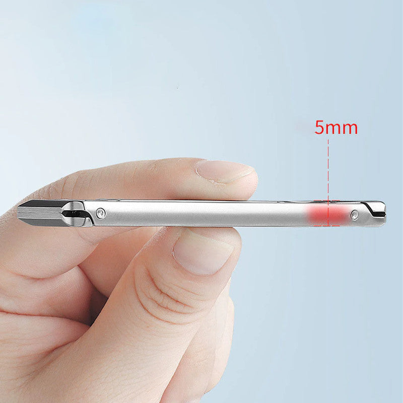 Foldable Double-Ended Nail Clipper Tool – Portable, Anti-Splash, Perfect Gift for Grooming Enthusiasts