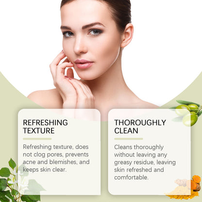 Gentle Facial Cleansing Oil Makeup Remover for Sensitive Skin, Moisturizing Cleansing Liquid, 100ml Hydrating Skin Care