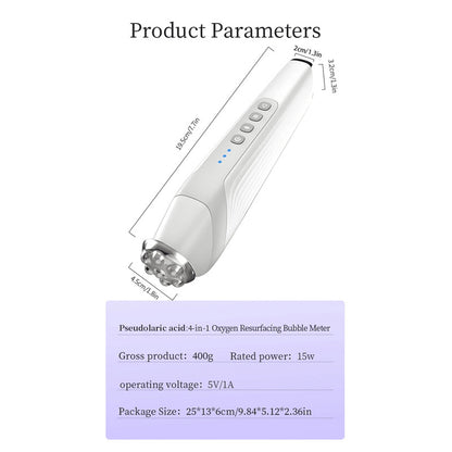 CO2 Oxygen Facial Machine Portable Skin Care Device with Bubble Pen